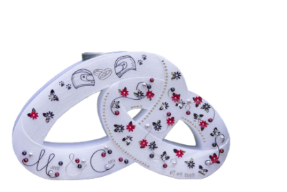 Show details for Hochzeitskerze Ringe Picture of Hochzeitskerze Ringe