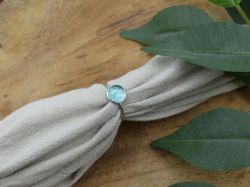 Bild von Ring - Kollektion "Eingefasster Glanz" - blau