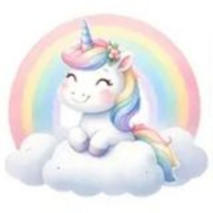 Zeige Details für Einhorn Regenbogen Bild von Einhorn Regenbogen