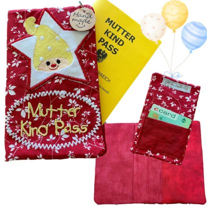 Zeige Details für Handgemachte Mutter-Kind-Pass Hülle – liebevoll und praktisch Bild von Handgemachte Mutter-Kind-Pass Hülle – liebevoll und praktisch