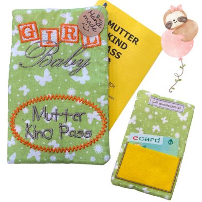 Zeige Details für Mutter-Kind-Pass Hülle „Girl Baby“ – handgemacht & einzigartig Bild von Mutter-Kind-Pass Hülle „Girl Baby“ – handgemacht & einzigartig